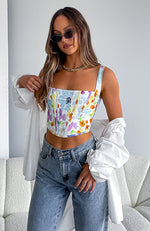 Stay Grounded Bustier Summer Bloom