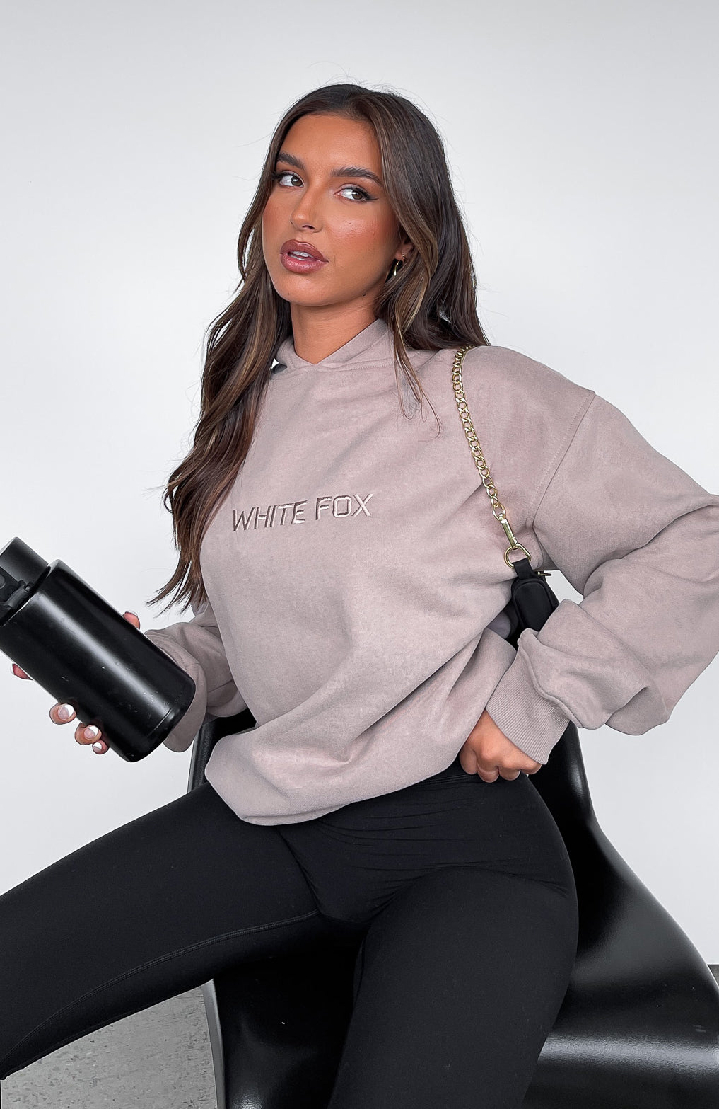 Stay Lifted Oversized Hoodie Cinnamon | White Fox Boutique US