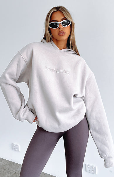 Stay Lifted Oversized Hoodie Moon | White Fox Boutique US