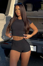 The Perfect Booty Booty Shorts Black at  Women's Clothing store