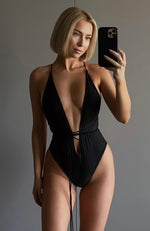 Daydream Island One Piece Shiny Black